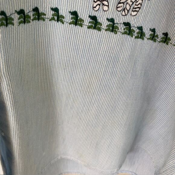 Vintage That's the Way to Go Noah's Ark Blue Button up Shirt - XL - Picture 4 of 6